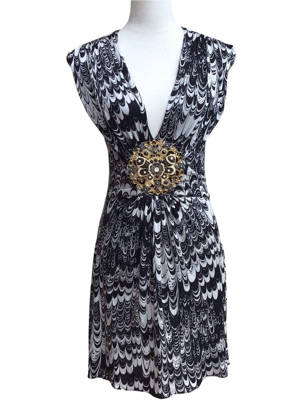 Sky Embellished Mini Dress